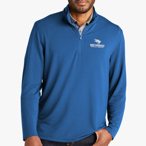 Port Authority® Microterry 1/4-Zip Pullover Thumbnail